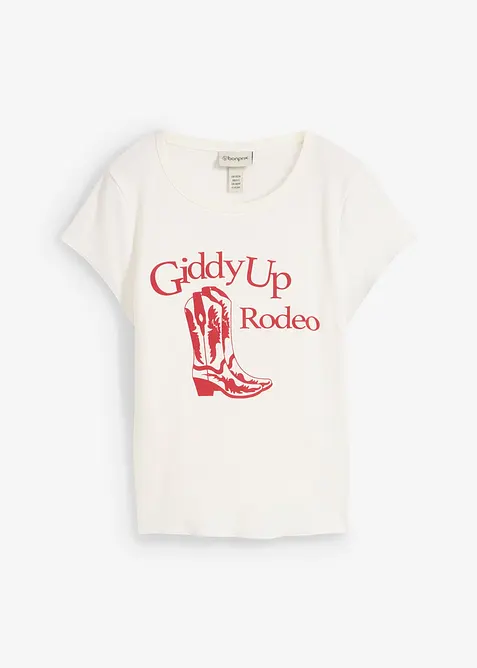 T-shirt van biologisch katoen, bonprix