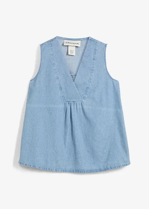 Denim blousetop, bonprix