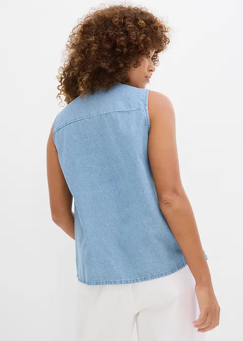 Denim blousetop, bonprix