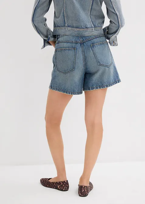 Jeans short mid waist, low stretch, bonprix