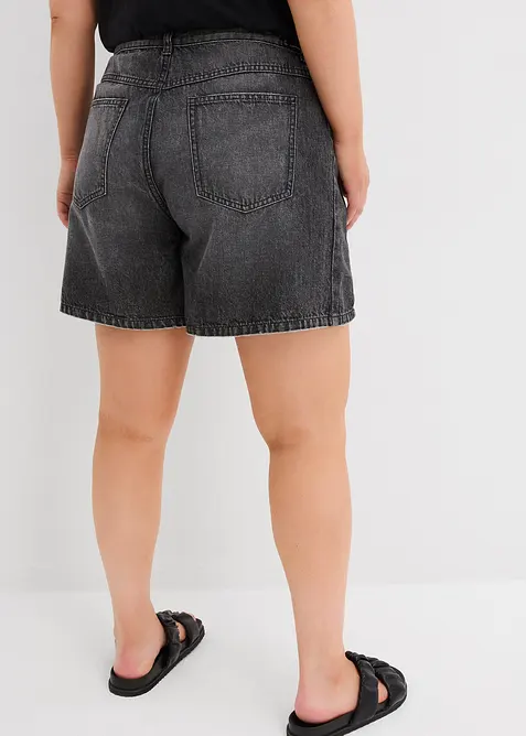 Jeans short mid waist, low stretch, bonprix
