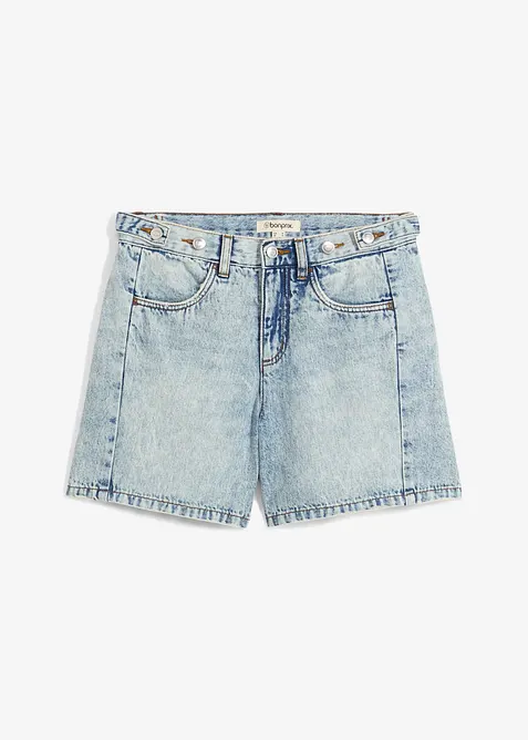 Jeans short mid waist, low stretch, bonprix
