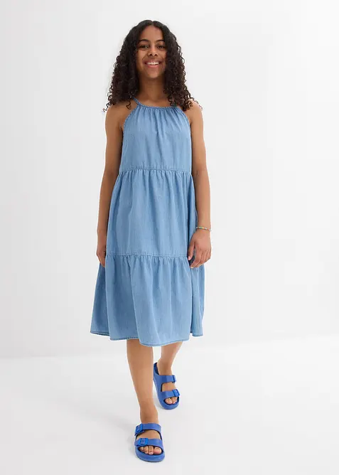 Spijkerjurk van soepel katoen, bonprix