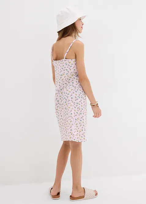 Jersey jurk in een elastische katoenmix (set van 2), bonprix