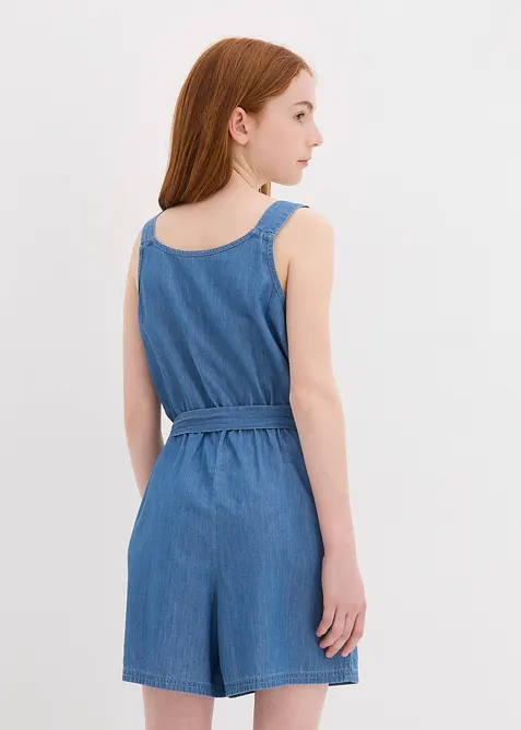 Jeans jumpsuit van soepel katoen, bonprix