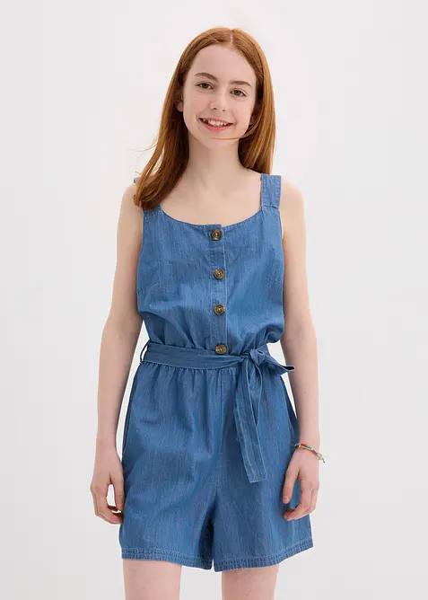 Jeans jumpsuit van soepel katoen, bonprix