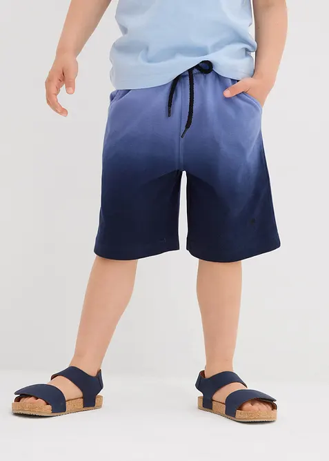 Sweat bermuda van katoen (set van 2), bonprix