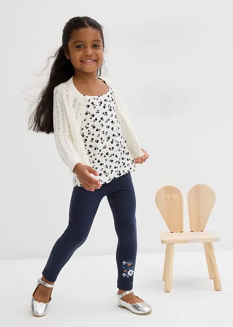 Top van biologisch katoen (set van 2), bonprix