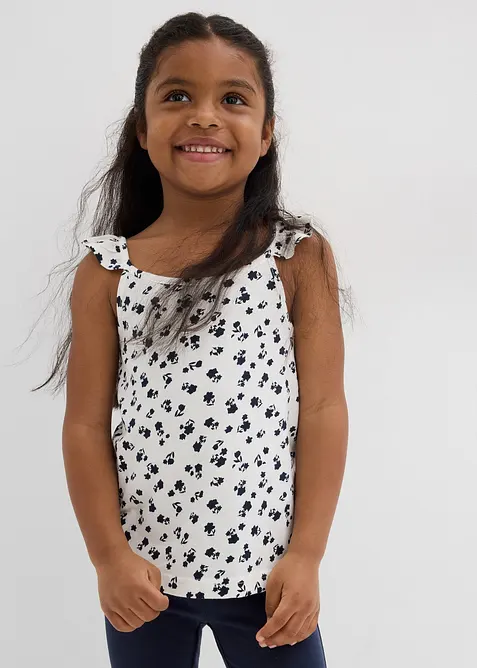 Top van biologisch katoen (set van 2), bonprix