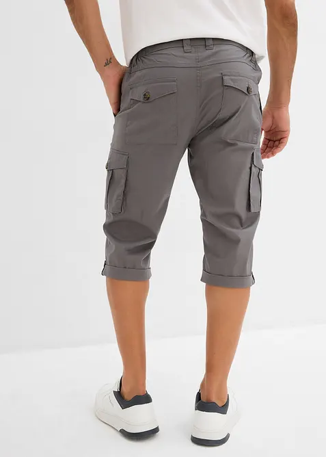 Lange bermuda met cargozakken, regular fit, bonprix