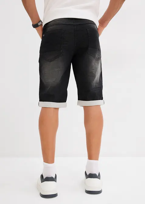 Sweat jeans bermuda, relaxed fit, bonprix