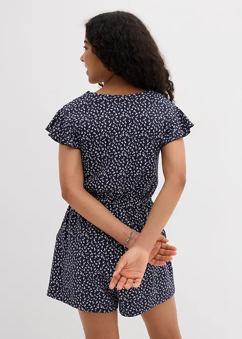 Jersey jumpsuit van elastische katoenmix, bonprix