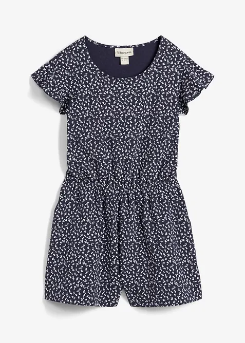 Jersey jumpsuit van elastische katoenmix, bonprix