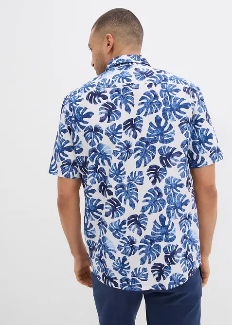 Overhemd met korte mouwen van puur katoen, bonprix