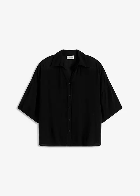 Strandblouse van viscose met korte mouwen, bonprix