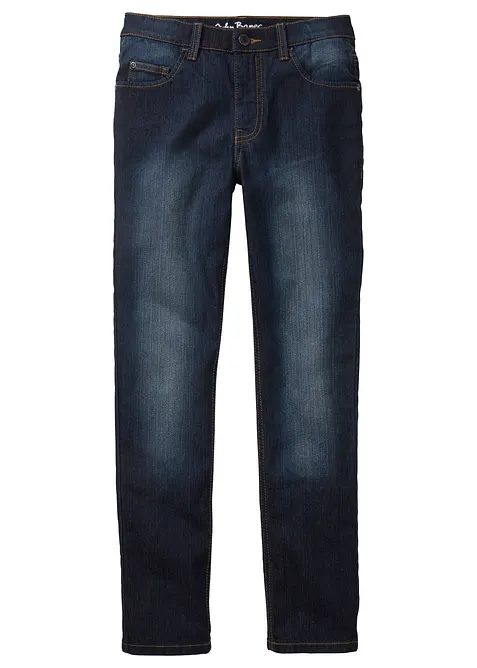 Slim fit stretch jeans straight met verstelbare band, bonprix