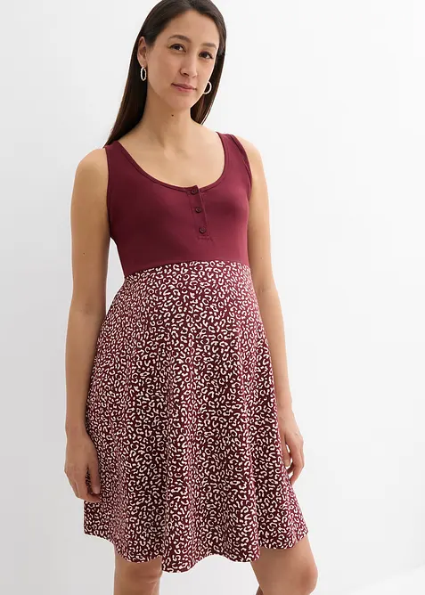 Zwangerschapsjurk/voedingsjurk van biologisch katoen, bonprix