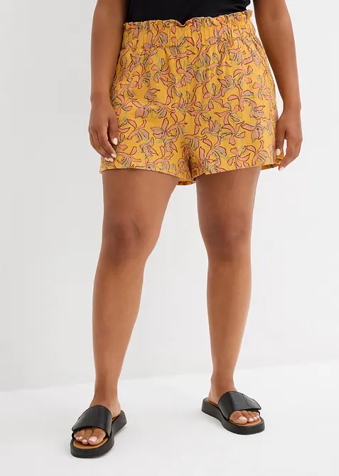 Short in een katoen-viscosemix, bonprix