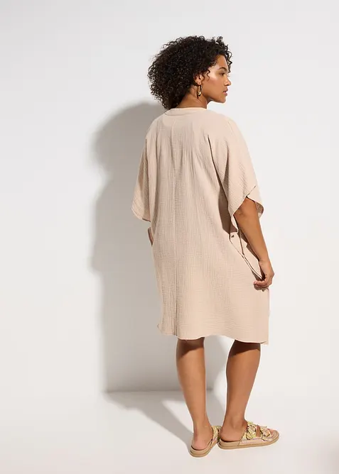 Strandtuniek van mousseline, bonprix