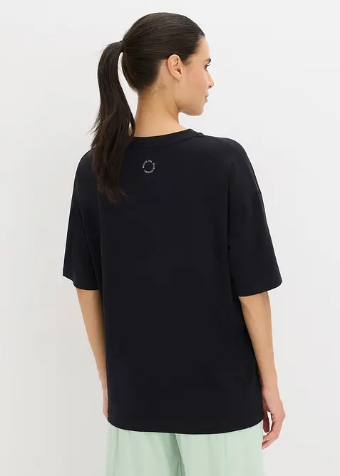 Oversized sportshirt met katoen, sneldrogend, bonprix