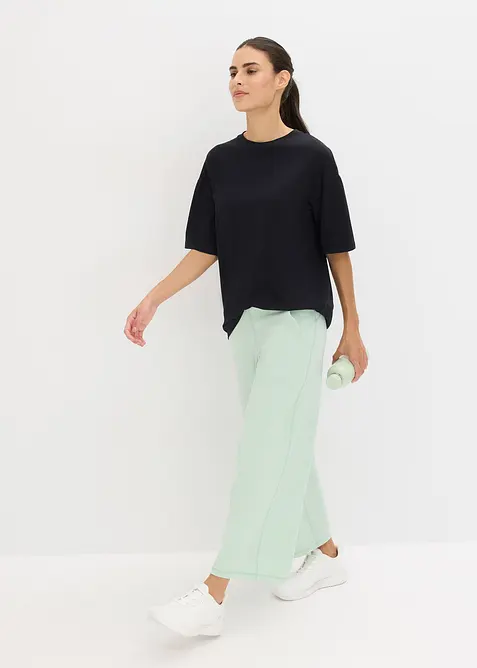 Oversized sportshirt met katoen, sneldrogend, bonprix