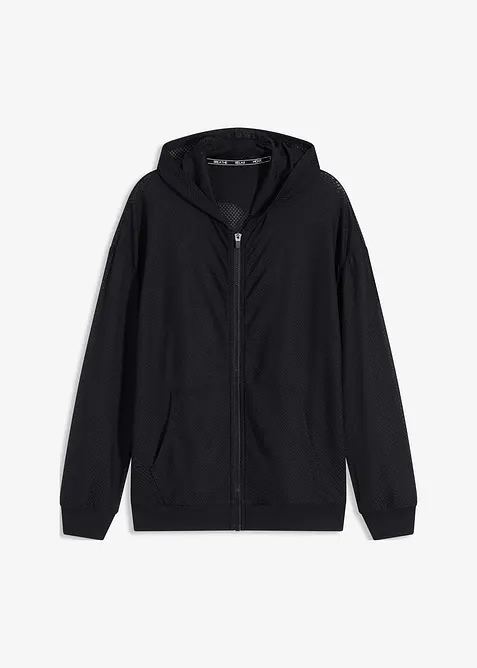 Transparante outdoor oversized jas van mesh, bonprix