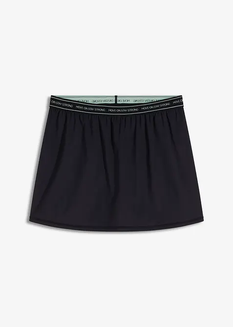 Ultra lichte rok met ge&iuml;ntegreerde short, bonprix