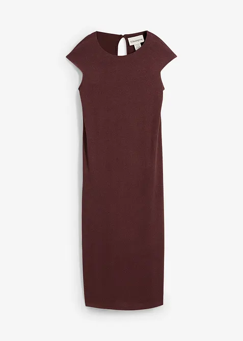 Midi jurk in gebreide look, bonprix