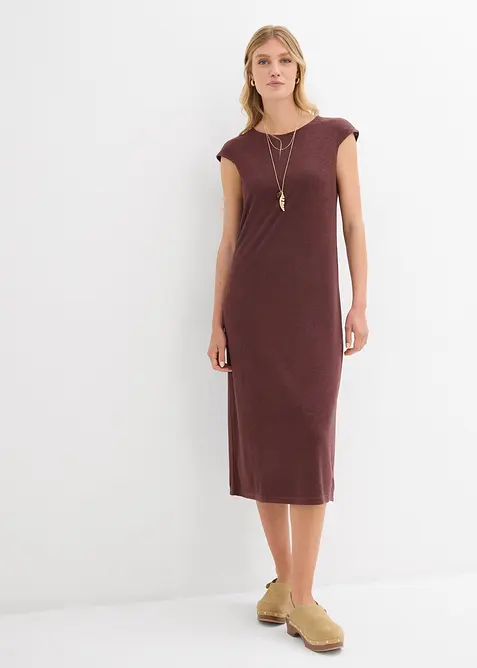 Midi jurk in gebreide look, bonprix