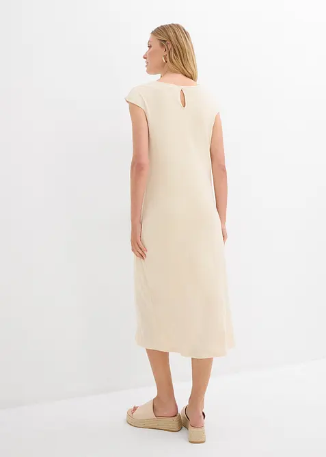 Midi jurk in gebreide look, bonprix