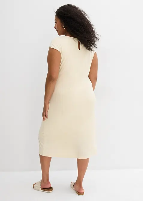 Midi jurk in gebreide look, bonprix