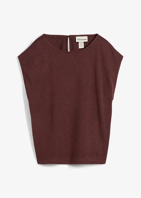 Oversized shirt in gebreide look, bonprix