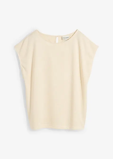 Oversized shirt in gebreide look, bonprix