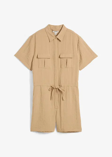 Jumpsuit van een fijne viscosemix, bonprix