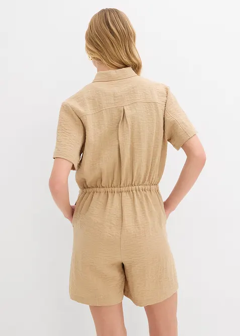 Jumpsuit van een fijne viscosemix, bonprix