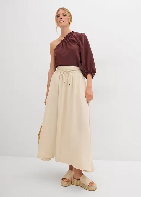 Maxi rok van soepele Lyocell-mix, bonprix
