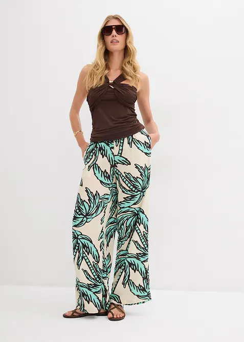 Marlene Dietrich broek van vloeiende viscose, bonprix