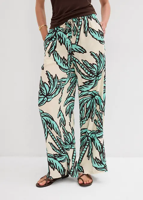 Marlene Dietrich broek van vloeiende viscose, bonprix