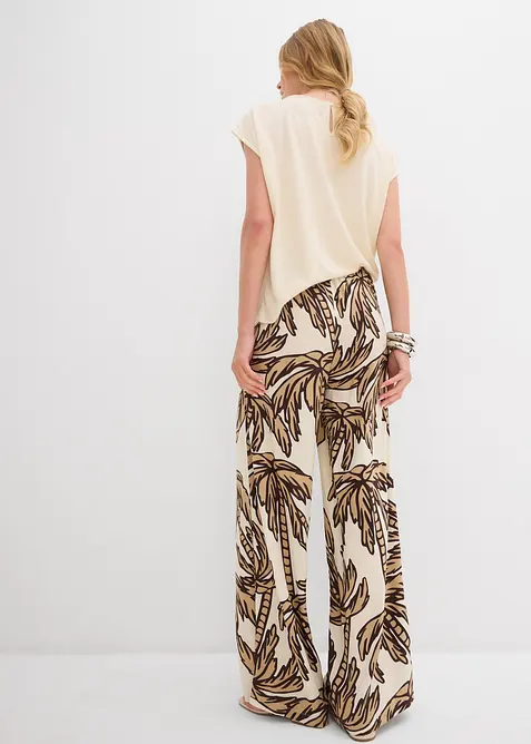 Marlene Dietrich broek van vloeiende viscose, bonprix