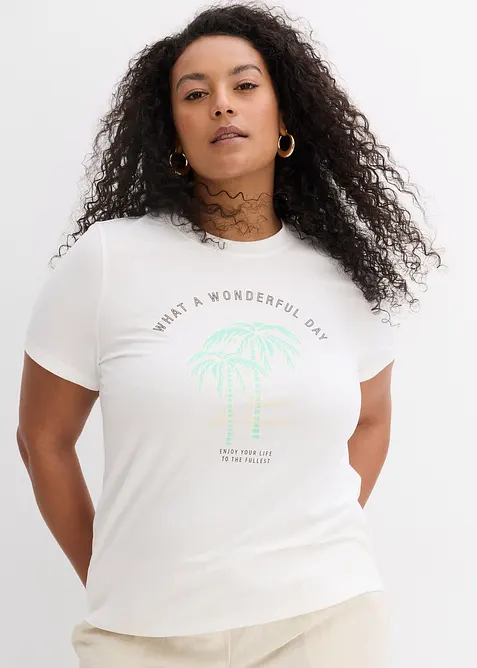 T-shirt met originele print, bonprix