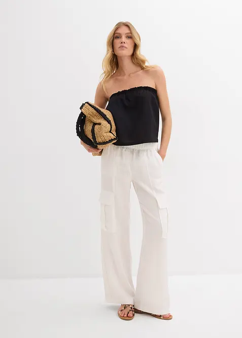 Cargo broek in een soepele lyocellmix, bonprix