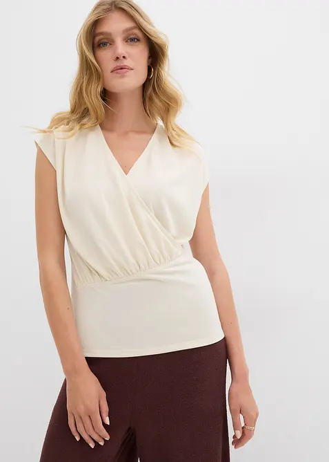 Wikkelshirt van een vloeiende viscosemix, bonprix