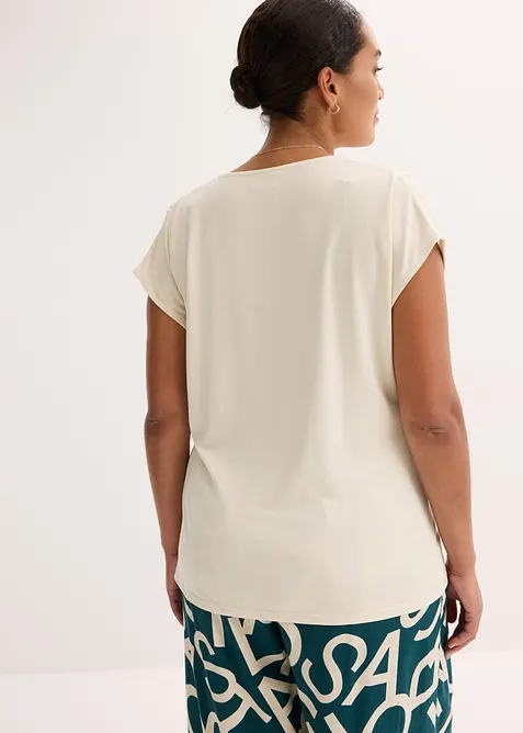 Wikkelshirt van een vloeiende viscosemix, bonprix