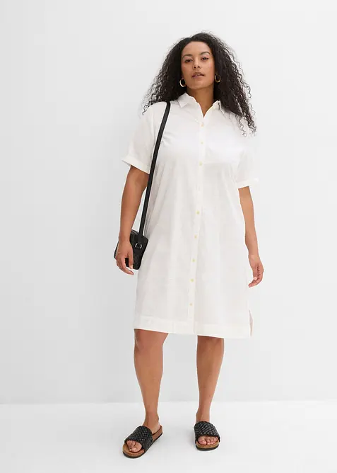 Overhemdjurk van puur katoen, bonprix