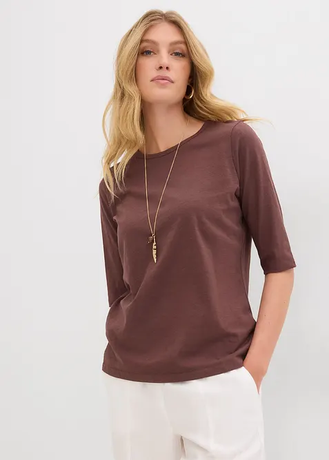 T-shirt van puur katoen (set van 2), bonprix