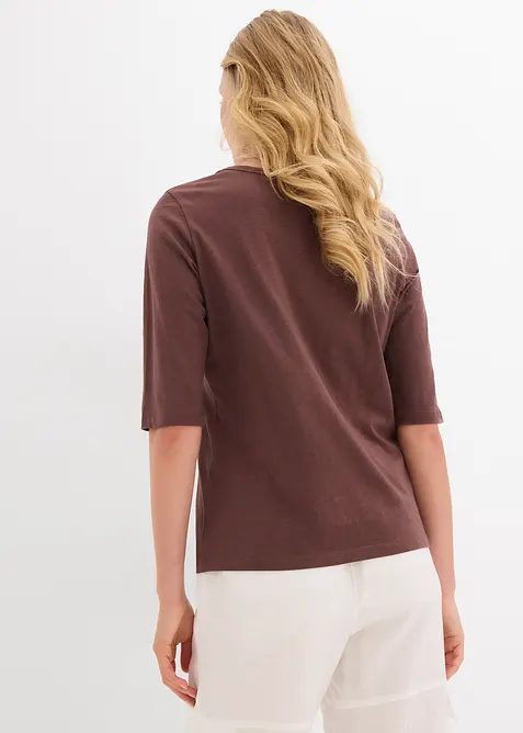 T-shirt van puur katoen (set van 2), bonprix