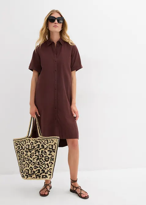 Overhemdjurk van puur katoen, bonprix