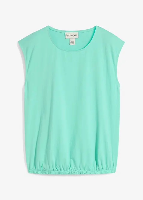 Shirt met elastische boordjes, bonprix