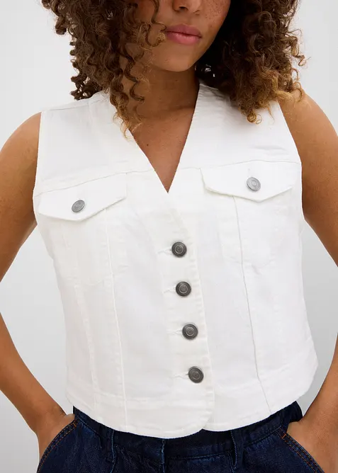 Jeans gilet met stretch, bonprix