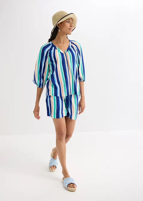 Blouse van gestructureerde viscose, bonprix